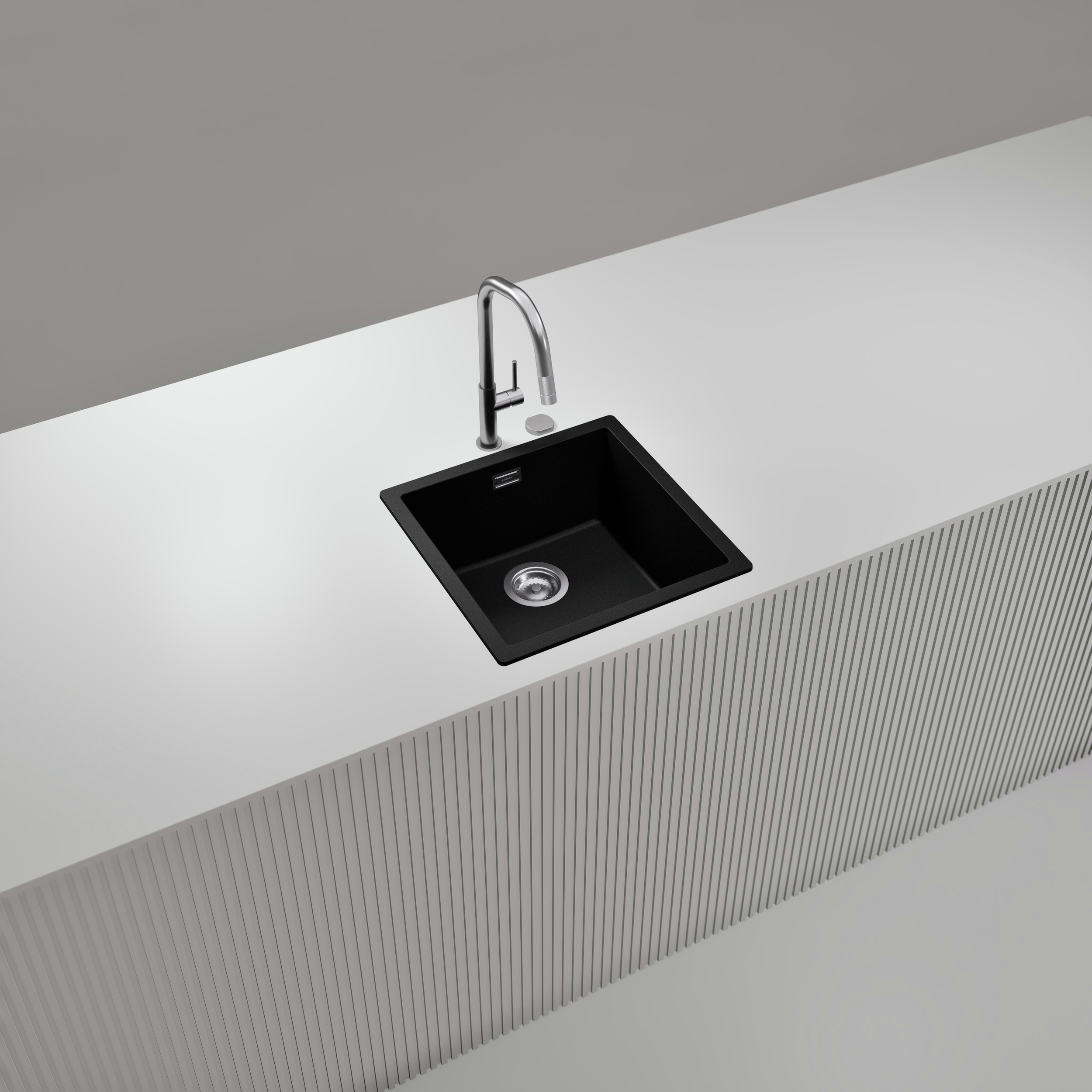 Dřez FORMHAUS D-100LS NERO